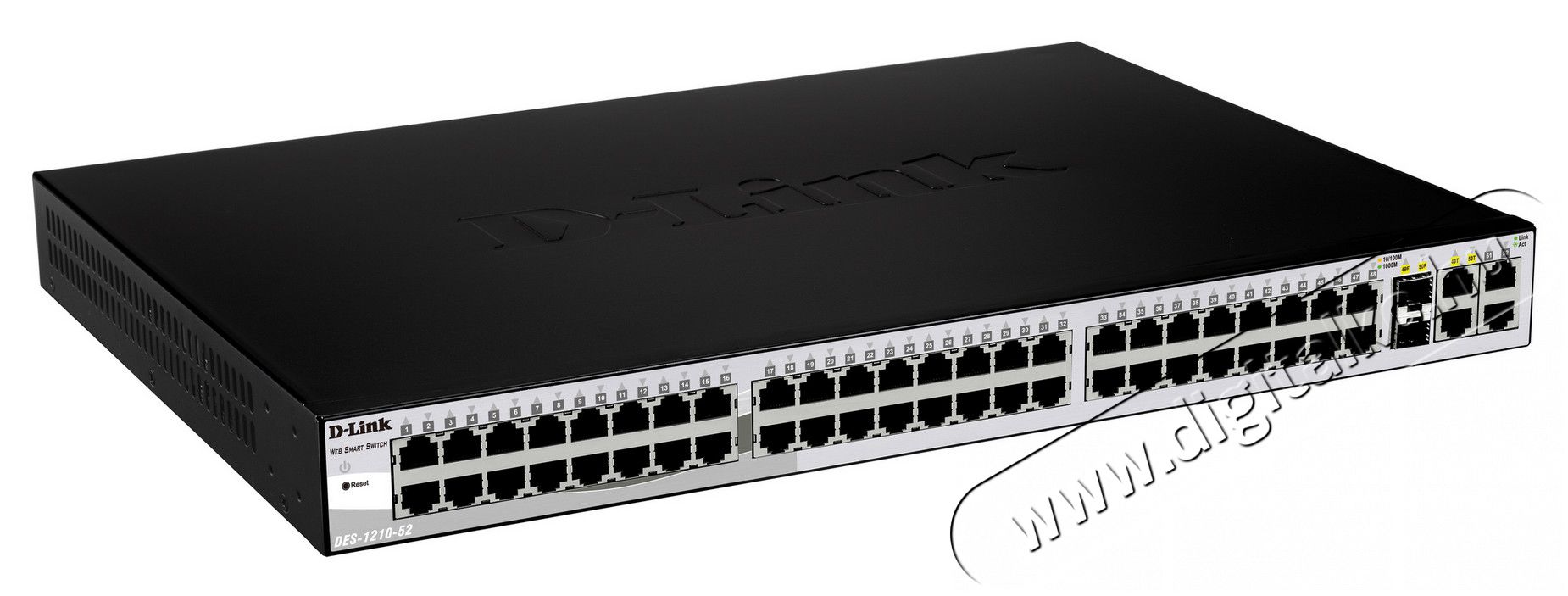 D-Link DES-1210-52 10/100 48 portos switch + 2 Combo 1000BaseT/SFP + 2 Gigabit Iroda és számítástechnika - Hálózat - Switch - 308744