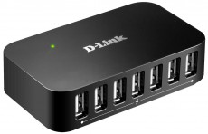 D-Link USB 2.0 HUB 7PORT Iroda és számítástechnika - Notebook kiegészítő - USB hub / elosztó - 329212