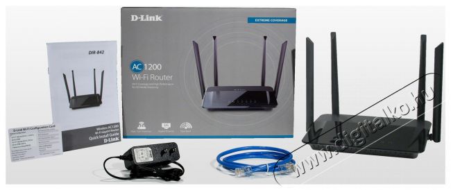 D-Link Wireless AC1200 Router w/ 4 port Gb Switch Iroda és számítástechnika - Hálózat - Router - 346117