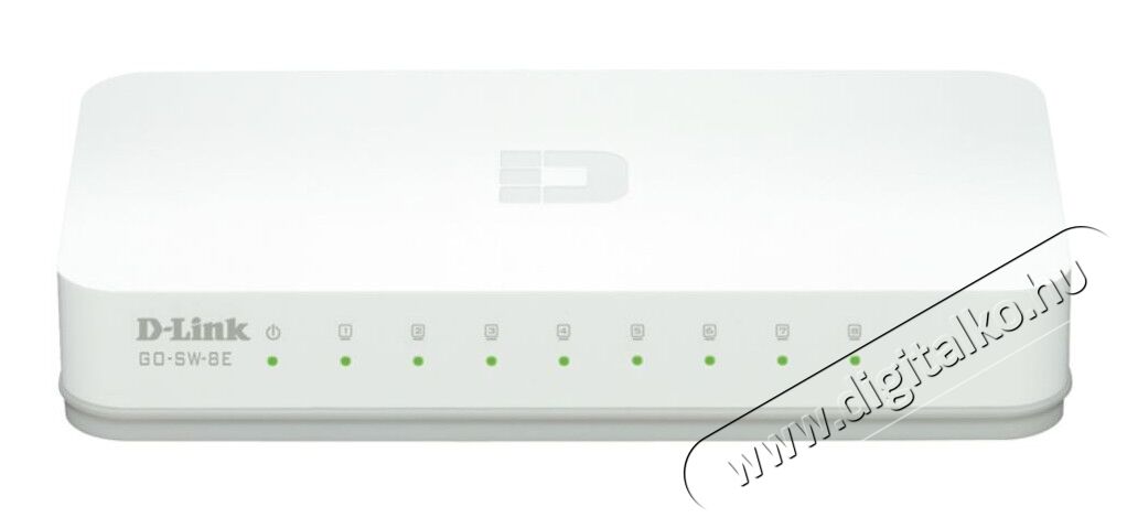D-Link GO-SW-8E 8-Port Fast Ethernet Easy Desktop Switch Iroda és számítástechnika - Hálózat - Switch - 316776