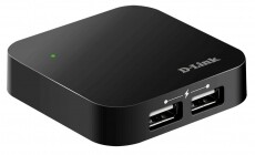 D-Link DUB-H4 USB 2.0 HUB 4port Iroda és számítástechnika - Notebook kiegészítő - USB hub / elosztó - 320005