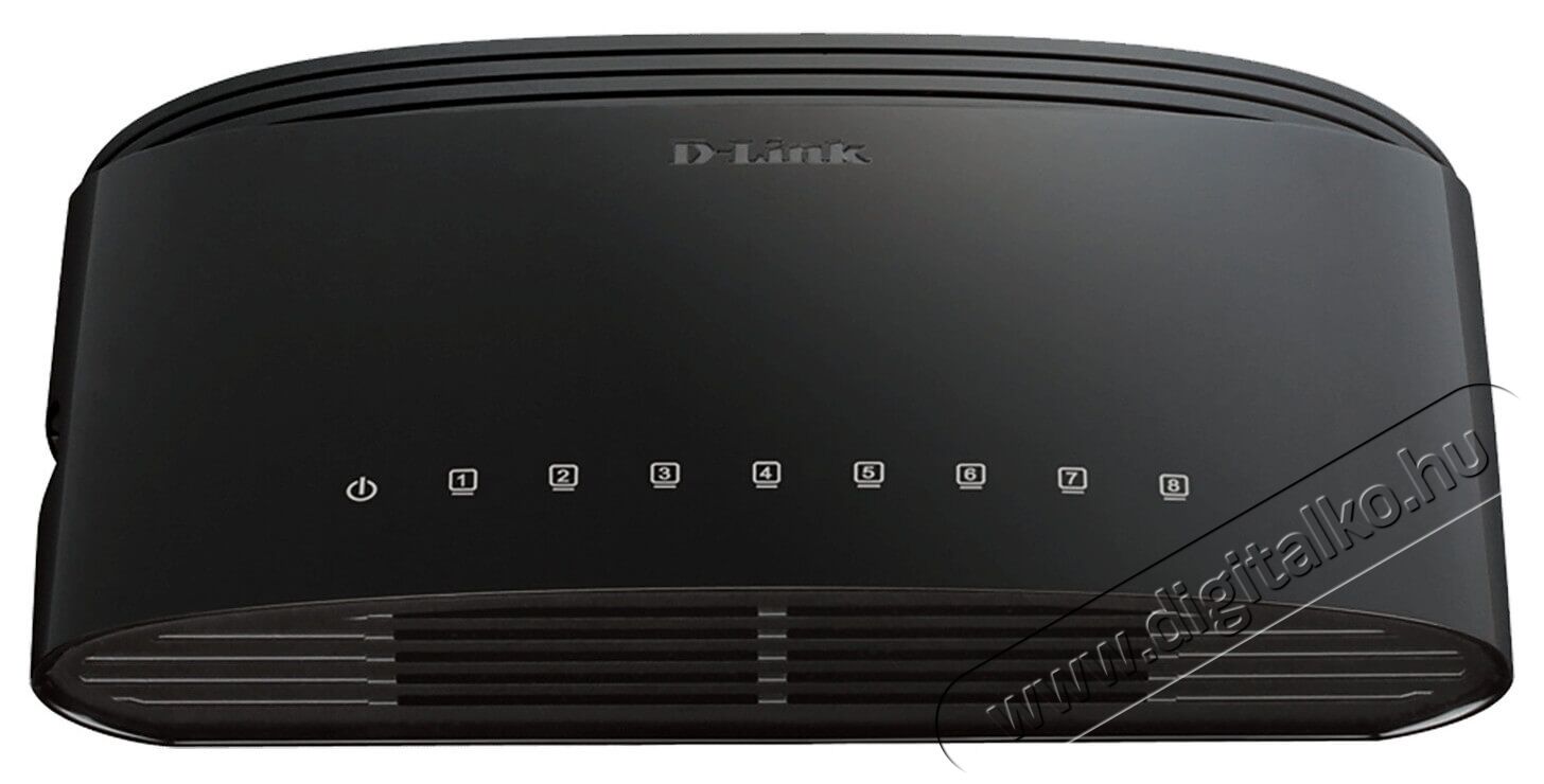 D-Link DES-1008D 8-Port 10/100Mbps Fast Ethernet Unmanaged Switch Iroda és számítástechnika - Hálózat - Switch - 316785