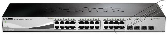 D-Link DGS-1210-28 24port GbE LAN 4x Gigabit SFP port Smart Switch Iroda és számítástechnika - Hálózat - Switch - 332500