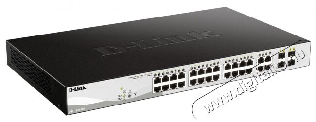 D-Link 24x10/100 Smart Switch + 2 Combo SFP Iroda és számítástechnika - Hálózat - Switch - 333089