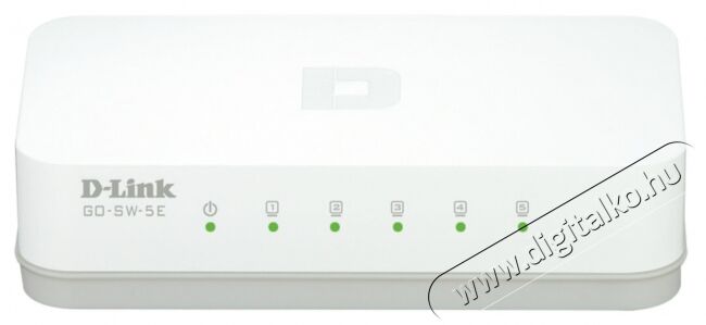 D-Link GO-SW-5E 5 port 10/100MBPS Ethernet Easy Desktop Switch Iroda és számítástechnika - Hálózat - Switch - 316775