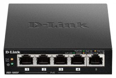 DLINK Switch 5x1000Mbps (4xPOE+) Fémházas Asztali, DGS-1005P/E Iroda és számítástechnika - Hálózat - Switch - 486510