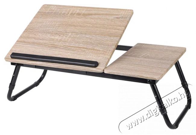 DOCHTMANN Modern laptop asztal 58 × 38 × 21 cm, fa, fém Iroda és számítástechnika - Egyéb számítástechnikai termék - 518314