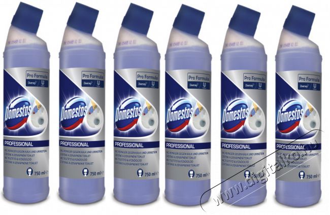 Domestos Pro WC tisztító -és vízkőoldószer (6x750ml) Háztartás / Otthon / Kültér - Tisztító / mosó - Tisztítószer - 360860