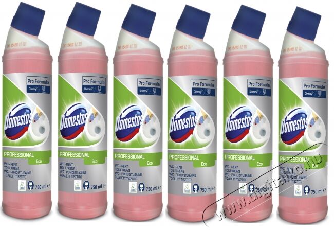 Domestos Pro Eco Toilet WC tisztítószer (6x750ml) Háztartás / Otthon / Kültér - Tisztító / mosó - Tisztítószer - 360855