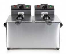 Domo DO560FR 2x3 literes dupla olajsütő Konyhai termékek - Konyhai kisgép (sütés / főzés / hűtés / ételkészítés) - Olajsütő - 364544