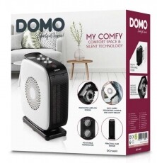 Domo DO7348H kerámia fűtőventillátor Háztartás / Otthon / Kültér - Fűtés - Fűtőventilátoros hősugárzó - 354883