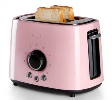 Domo DO952T rozsdamentes kenyérpirító - pink Konyhai termékek - Konyhai kisgép (sütés / főzés / hűtés / ételkészítés) - Kenyérpirító - 329123