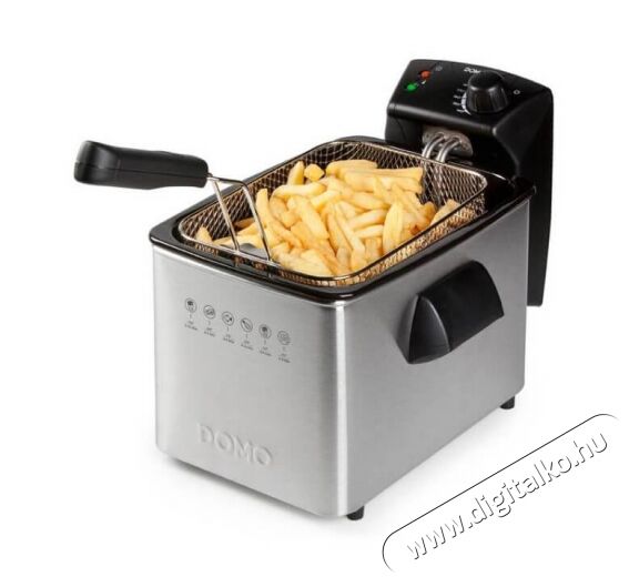 Domo DO465FR olajsütő Konyhai termékek - Konyhai kisgép (sütés / főzés / hűtés / ételkészítés) - Olajsütő - 349921