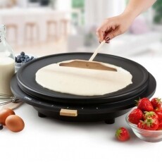 Domo DO9227P palacsinta sütő cserélhető sütőlappal Konyhai termékek - Konyhai kisgép (sütés / főzés / hűtés / ételkészítés) - Sütemény / palacsinta készítő gép - 364549