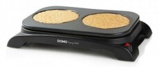 Domo DO8715P dupla palacsinta sütő Konyhai termékek - Konyhai kisgép (sütés / főzés / hűtés / ételkészítés) - Sütemény / palacsinta készítő gép - 363619