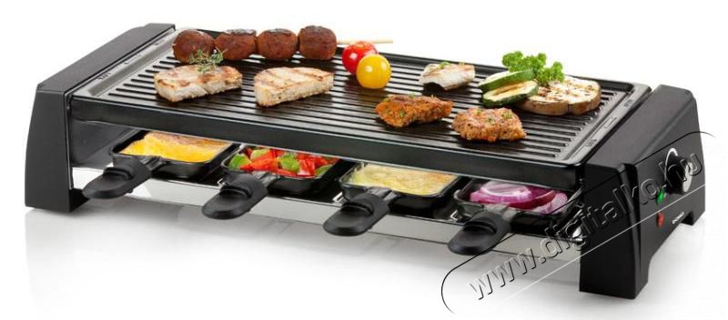 Domo DO9189G kőgrill-, grill- és rakletsütő 2 sütő felülettel Konyhai termékek - Konyhai kisgép (sütés / főzés / hűtés / ételkészítés) - Kontakt grill sütő / sütőlap - 332245