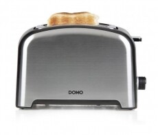 Domo DO959T kenyérpirító, buci melegítő tálcával - rozsdamentes Konyhai termékek - Konyhai kisgép (sütés / főzés / hűtés / ételkészítés) - Kenyérpirító - 350441