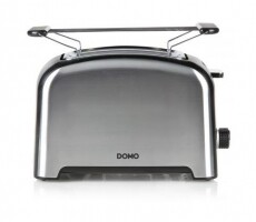 Domo DO959T kenyérpirító, buci melegítő tálcával - rozsdamentes Konyhai termékek - Konyhai kisgép (sütés / főzés / hűtés / ételkészítés) - Kenyérpirító - 350441
