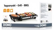 Domo DO9238G Teppanyaki - Grill - Bbq sütő Konyhai termékek - Konyhai kisgép (sütés / főzés / hűtés / ételkészítés) - Kontakt grill sütő / sütőlap - 332246