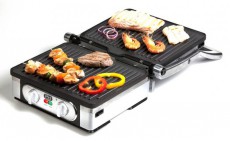 Domo DO9051G asztali és kontakt grill sütő 2 az 1-ben Konyhai termékek - Konyhai kisgép (sütés / főzés / hűtés / ételkészítés) - Kontakt grill sütő / sütőlap - 310506