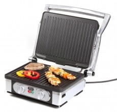 Domo DO9051G asztali és kontakt grill sütő 2 az 1-ben Konyhai termékek - Konyhai kisgép (sütés / főzés / hűtés / ételkészítés) - Kontakt grill sütő / sütőlap - 310506