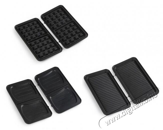 Domo DO9136C grillsütő 3 az 1-ben Konyhai termékek - Konyhai kisgép (sütés / főzés / hűtés / ételkészítés) - Melegszendvics / gofri sütő - 310513