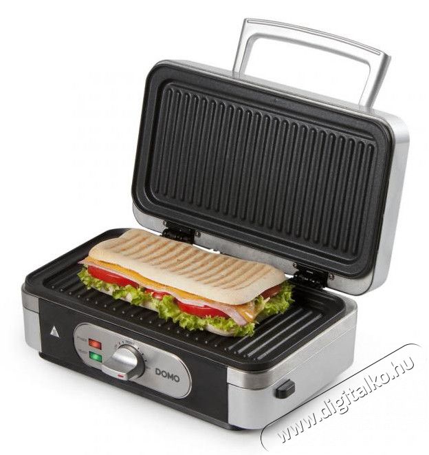Domo DO9136C grillsütő 3 az 1-ben Konyhai termékek - Konyhai kisgép (sütés / főzés / hűtés / ételkészítés) - Melegszendvics / gofri sütő - 310513