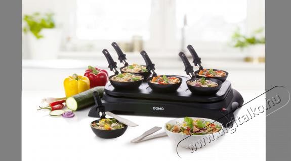 Domo DO8710W wok és palacsinta sütő gourmet szett Konyhai termékek - Konyhai kisgép (sütés / főzés / hűtés / ételkészítés) - Sütemény / palacsinta készítő gép - 345321