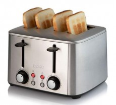 Domo DO969T Kenyérpirító - inox Konyhai termékek - Konyhai kisgép (sütés / főzés / hűtés / ételkészítés) - Kenyérpirító - 360510
