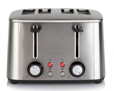 Domo DO969T Kenyérpirító - inox Konyhai termékek - Konyhai kisgép (sütés / főzés / hűtés / ételkészítés) - Kenyérpirító - 360510