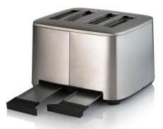 Domo DO969T Kenyérpirító - inox Konyhai termékek - Konyhai kisgép (sütés / főzés / hűtés / ételkészítés) - Kenyérpirító - 360510
