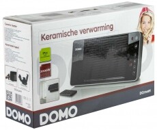Domo DO7341H álló és fali kerámia fűtőbetétes hősugárzó Háztartás / Otthon / Kültér - Fűtés - Fali fűtőtest - 310502