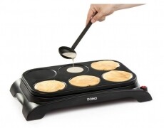 Domo DO8709P Family Crepes családi palacsinta sütő Konyhai termékek - Konyhai kisgép (sütés / főzés / hűtés / ételkészítés) - Sütemény / palacsinta készítő gép - 315661