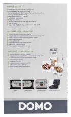 Domo DO9149W Waffel sütő Konyhai termékek - Konyhai kisgép (sütés / főzés / hűtés / ételkészítés) - Melegszendvics / gofri sütő - 325641