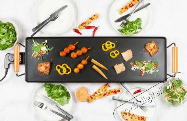 Domo DO8310TP Teppanyaki XL asztali grill sütő Konyhai termékek - Konyhai kisgép (sütés / főzés / hűtés / ételkészítés) - Kontakt grill sütő / sütőlap - 354884