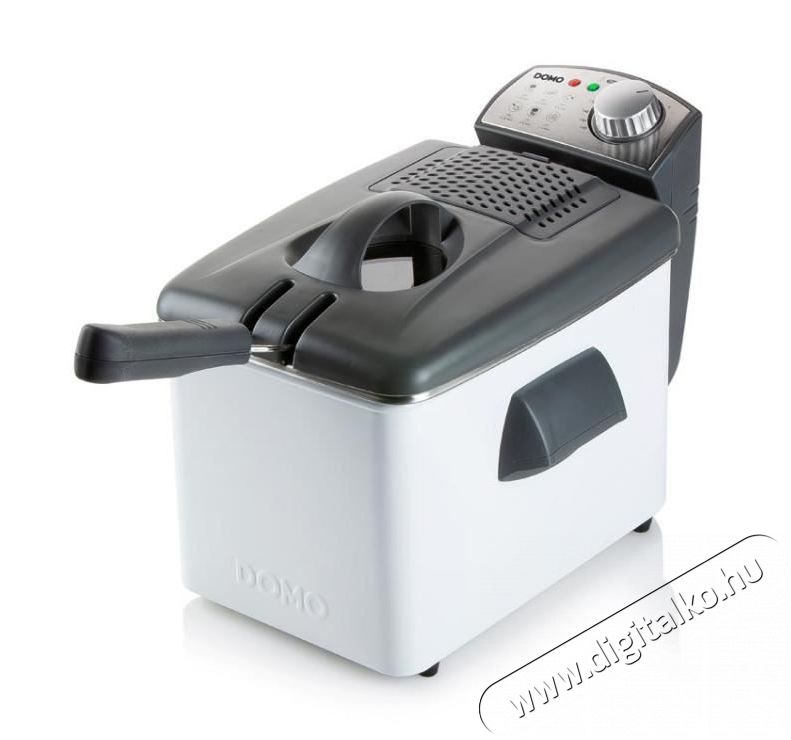 Domo DO519FR fritőz olajsütő 4,5 literes, 3 fűtőkörrel Konyhai termékek - Konyhai kisgép (sütés / főzés / hűtés / ételkészítés) - Olajsütő - 351536