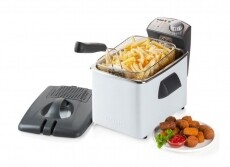 Domo DO519FR fritőz olajsütő 4,5 literes, 3 fűtőkörrel Konyhai termékek - Konyhai kisgép (sütés / főzés / hűtés / ételkészítés) - Olajsütő - 351536