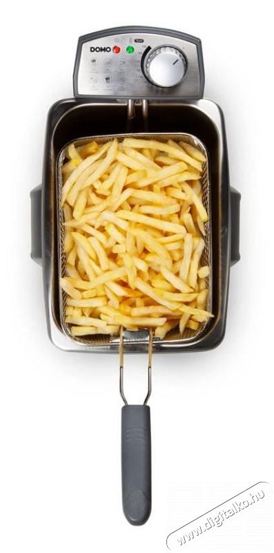 Domo DO519FR fritőz olajsütő 4,5 literes, 3 fűtőkörrel Konyhai termékek - Konyhai kisgép (sütés / főzés / hűtés / ételkészítés) - Olajsütő - 351536