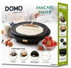 Domo DO9227P palacsinta sütő cserélhető sütőlappal Konyhai termékek - Konyhai kisgép (sütés / főzés / hűtés / ételkészítés) - Sütemény / palacsinta készítő gép - 364549