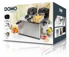 Domo DO1025FR dupla olajsütő fritőz Konyhai termékek - Konyhai kisgép (sütés / főzés / hűtés / ételkészítés) - Olajsütő - 373149