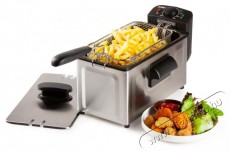 Domo DO535FR olajsütő fritőz 3 literes, rozsdamentes Konyhai termékek - Konyhai kisgép (sütés / főzés / hűtés / ételkészítés) - Olajsütő - 373154