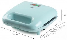 Domo DO1105C Konyhai term&eacute;kek - Konyhai kisg&eacute;p (s&uuml;t&eacute;s / főz&eacute;s / hűt&eacute;s / &eacute;telk&eacute;sz&iacute;t&eacute;s) - Melegszendvics / gofri s&uuml;tő - 529368