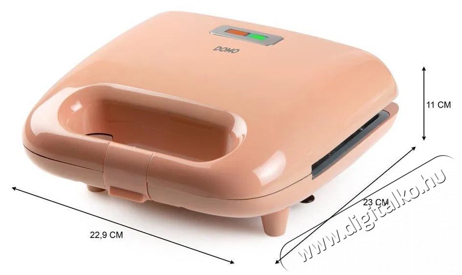 Domo DO1106C Konyhai kisg&eacute;p (s&uuml;t&eacute;s / főz&eacute;s / hűt&eacute;s / &eacute;telk&eacute;sz&iacute;t&eacute;s) Konyhai term&eacute;kek - Konyhai kisg&eacute;p (s&uuml;t&eacute;s / főz&eacute;s / hűt&eacute;s / &eacute;telk&eacute;sz&iacute;t&eacute;s) - Melegszendvics / gofri s&uuml;tő - 523453