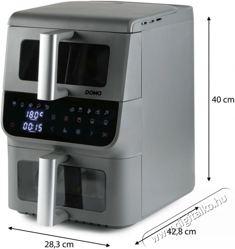 Domo DO550FR Konyhai term&eacute;kek - Konyhai kisg&eacute;p (s&uuml;t&eacute;s / főz&eacute;s / hűt&eacute;s / &eacute;telk&eacute;sz&iacute;t&eacute;s) - L&eacute;gkever&eacute;ses főzőg&eacute;p / elektromos kukta / multifunkci&oacute;s s&uuml;tő - 535135