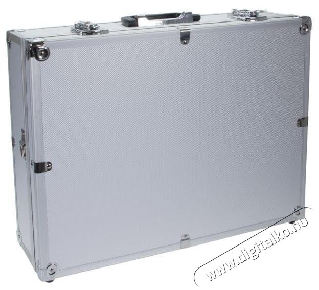 Dörr Aluminium Case 1 alukoffer előmetszett szivacsbetéttel, ezüst Fotó-Videó kiegészítők - Fotó-videó táska / tok - Bőrönd / koffer - 301514