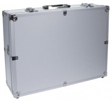 Dörr Aluminium Case 1 alukoffer előmetszett szivacsbetéttel, ezüst Fotó-Videó kiegészítők - Fotó-videó táska / tok - Bőrönd / koffer - 301514