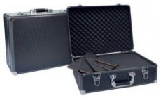 Dörr Aluminium Case Black 48 alukoffer előmetszett szivacsbetéttel és elválasztókkal - fekete Fotó-Videó kiegészítők - Fotó-videó táska / tok - Bőrönd / koffer - 301518