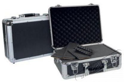 Dörr Aluminium Case Titan 48 alukoffer előmetszett szivacsbetéttel és elválasztókkal, titánszürke Fotó-Videó kiegészítők - Fotó-videó táska / tok - Bőrönd / koffer - 301516