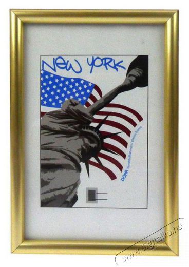 Dörr Dörr New York 13x18 arany színű képkeret Háztartás / Otthon / Kültér - Lakásfelszerelés - Képkeret / képtartó - 407329