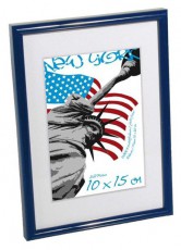 Dörr Dörr New York 13x18 kék képkeret Háztartás / Otthon / Kültér - Lakásfelszerelés - Képkeret / képtartó - 408169